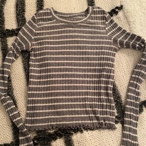 American Eagle striped long sleeve